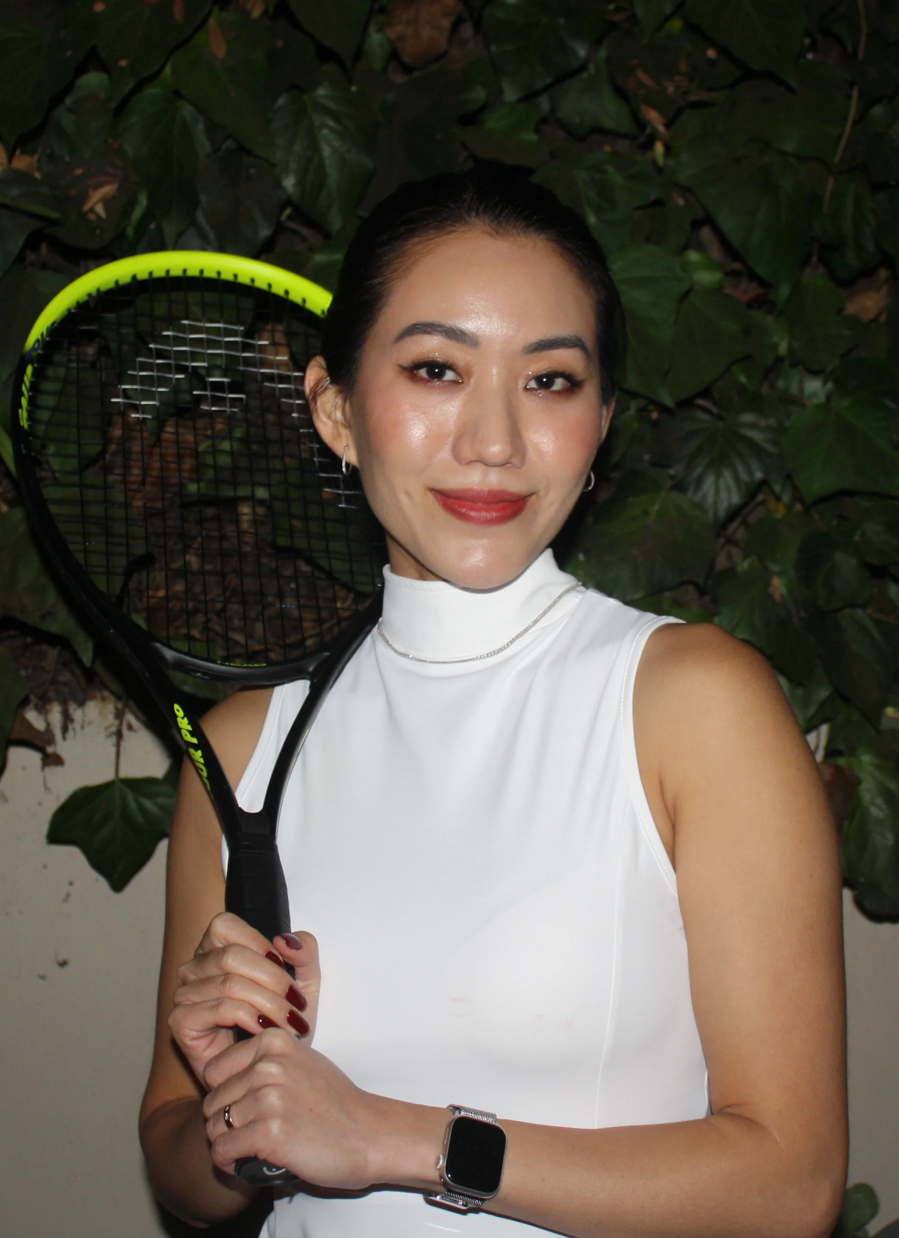 Guest dressed as Tashi Duncan from Challengers